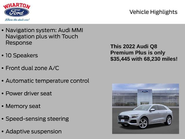 Used 2022 Audi Q8 Premium Plus AWD/4WD image 5