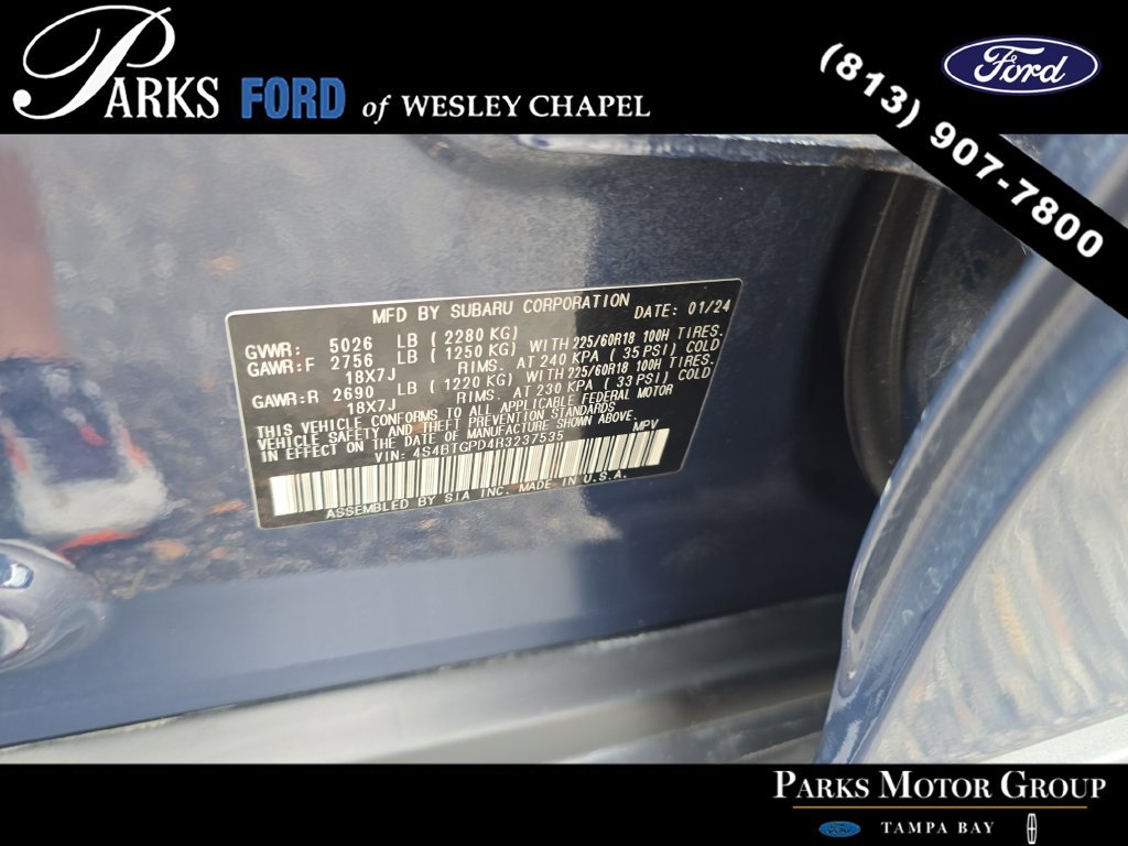Used 2024 Subaru Outback Touring XT w/ Tech Package 3 AWD/4WD image 34