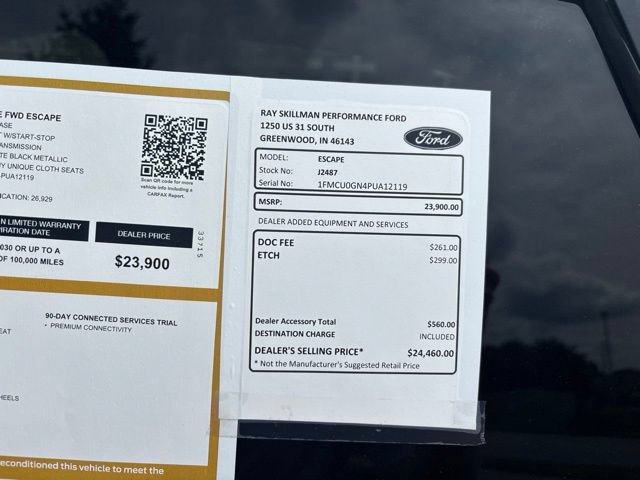 Certified 2023 Ford Escape Active w/ Tech Pack #2 FWD image 3