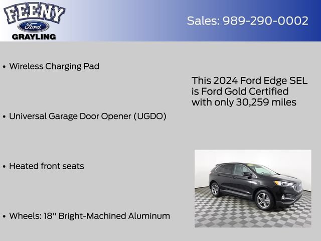 Certified 2024 Ford Edge SEL w/ Convenience Package AWD/4WD image 17