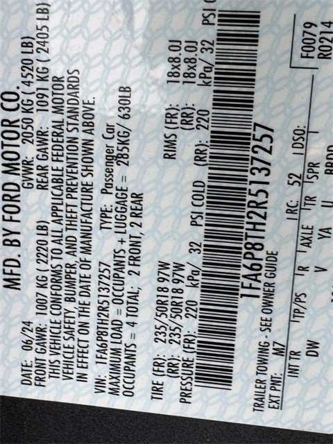 Certified 2024 Ford Mustang Coupe image 31