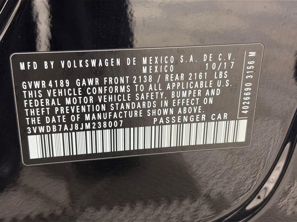 Used 2018 Volkswagen Jetta SE image 9