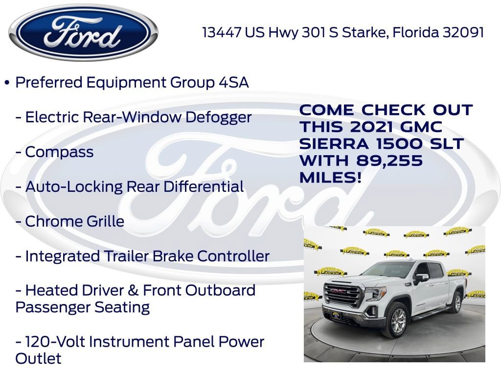 Used 2021 GMC Sierra 1500 SLT AWD/4WD image 25