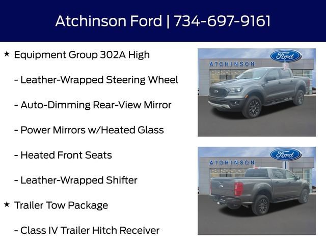 Certified 2023 Ford Ranger XLT w/ Equipment Group 302A High image 16