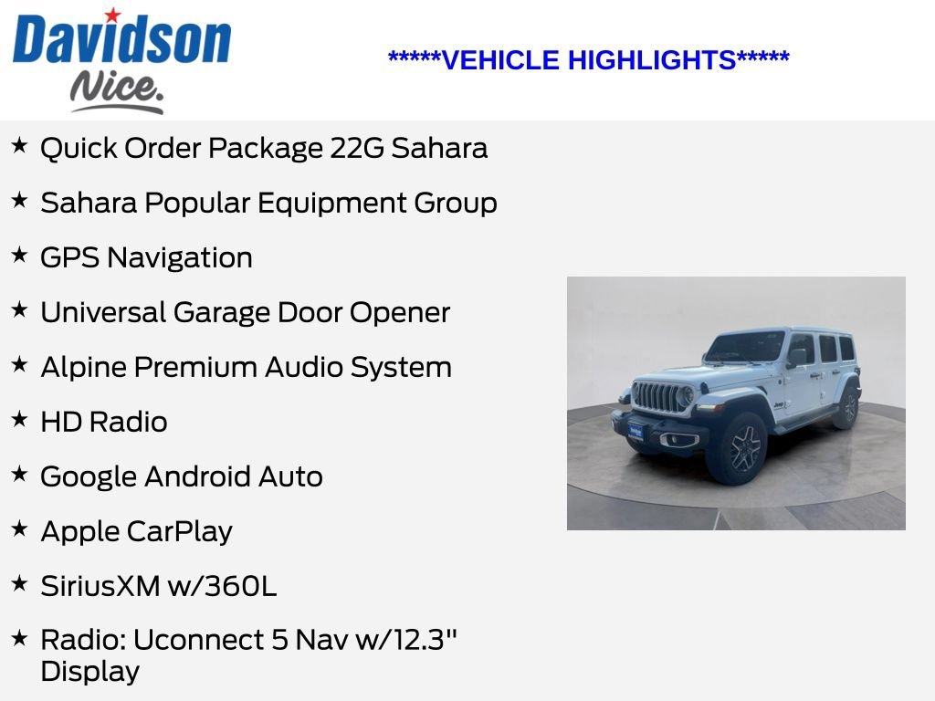 Used 2025 Jeep Wrangler Unlimited Sahara AWD/4WD image 5