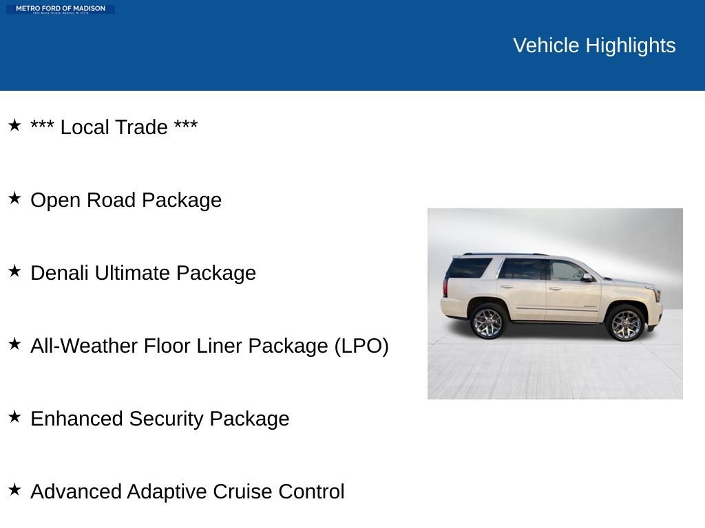 Used 2019 GMC Yukon Denali w/ Denali Ultimate Package image 2