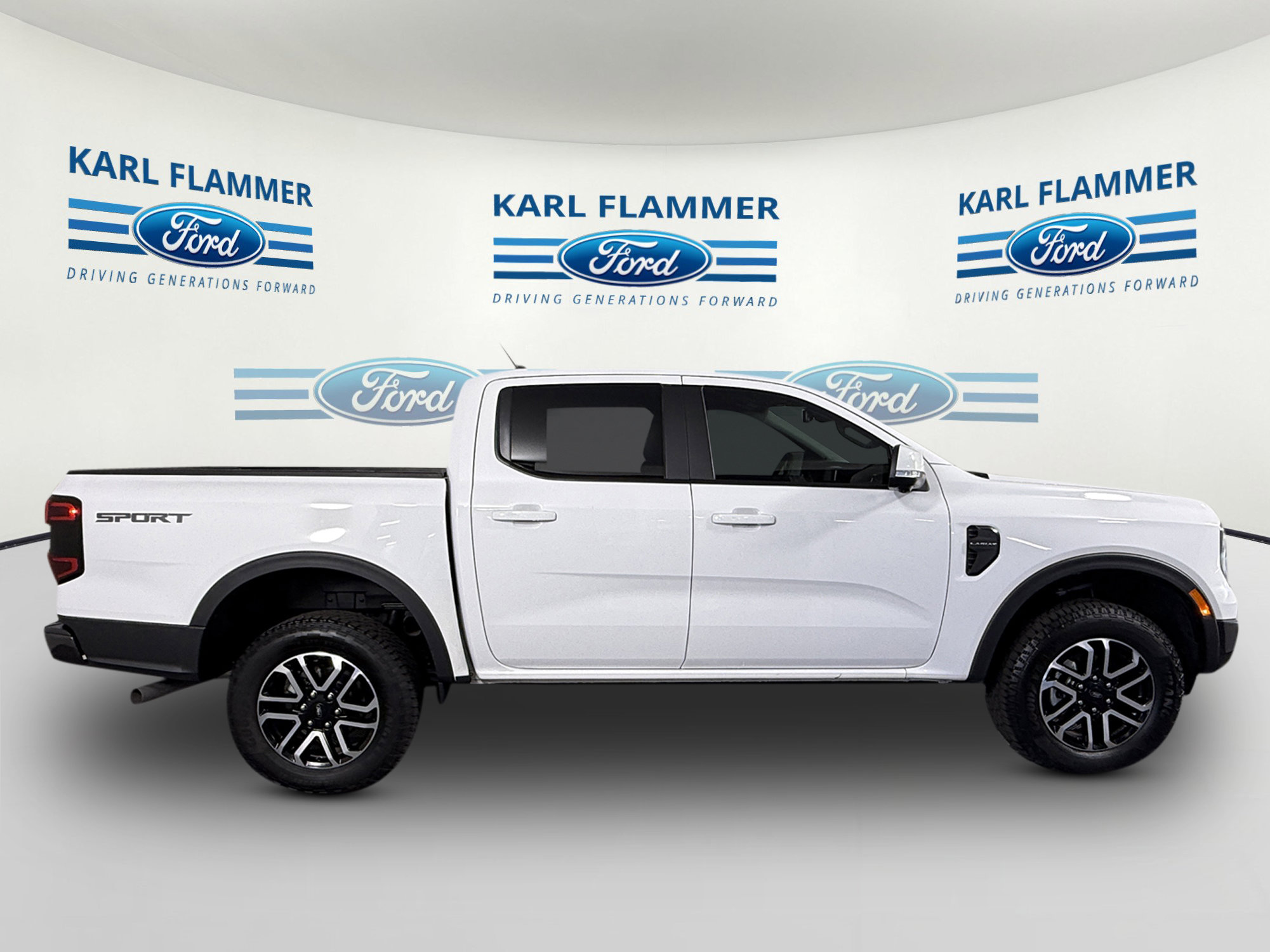 Certified 2025 Ford Ranger Lariat w/ Trailer Tow Package RWD image 2