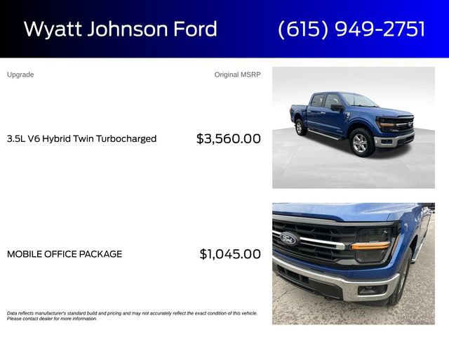 Certified 2024 Ford F150 XLT w/ Mobile Office Package AWD/4WD image 5