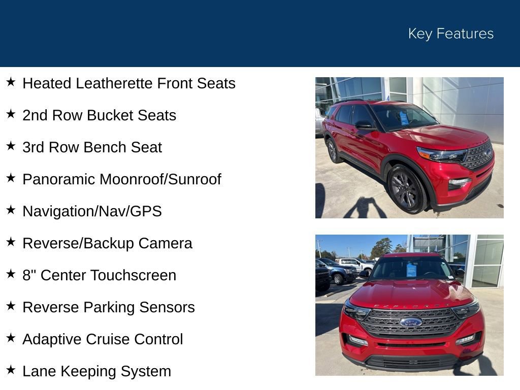 Certified 2023 Ford Explorer XLT w/ Equipment Group 202A image 34