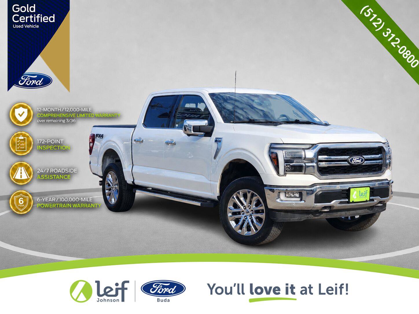 Certified 2024 Ford F150 Lariat w/ FX4 Off-Road Package AWD/4WD video 1