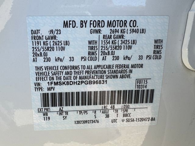 Certified 2023 Ford Explorer XLT w/ Equipment Group 202A AWD/4WD image 29