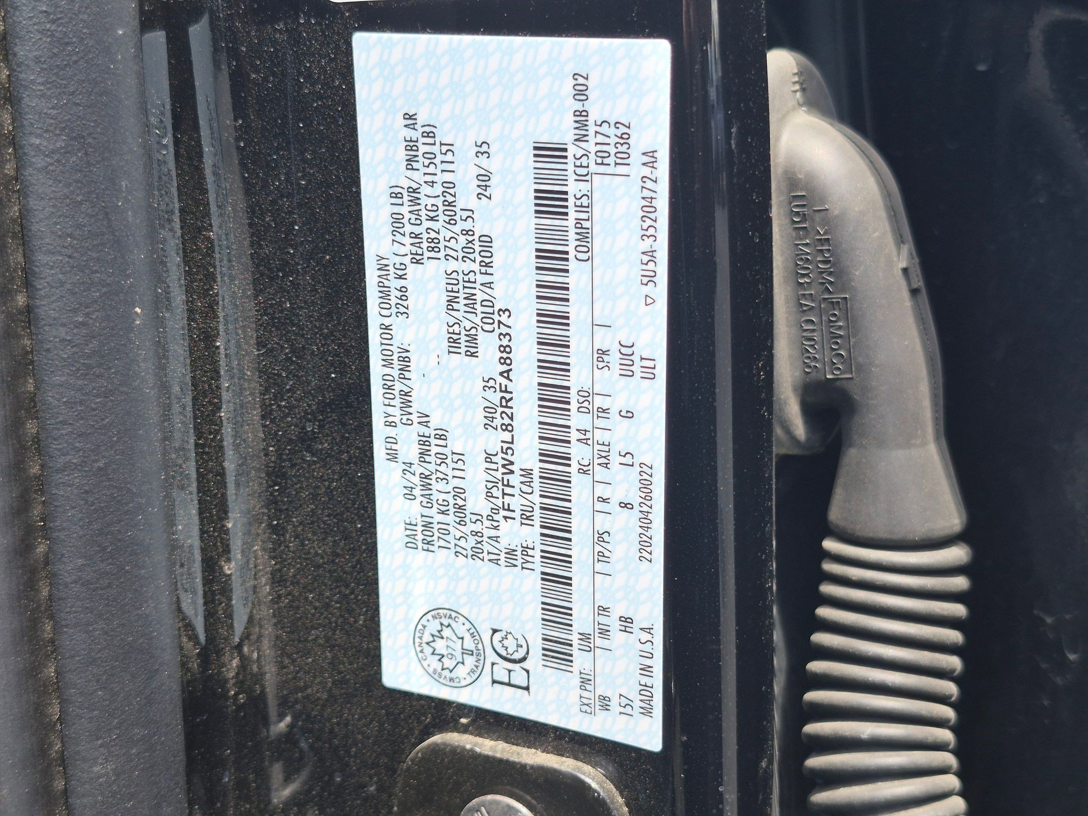 Certified 2024 Ford F150 Lariat w/ Equipment Group 502A High AWD/4WD image 36