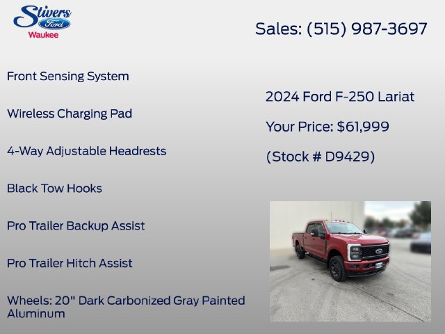 Certified 2024 Ford F250 Lariat w/ Lariat Ultimate Package AWD/4WD image 34