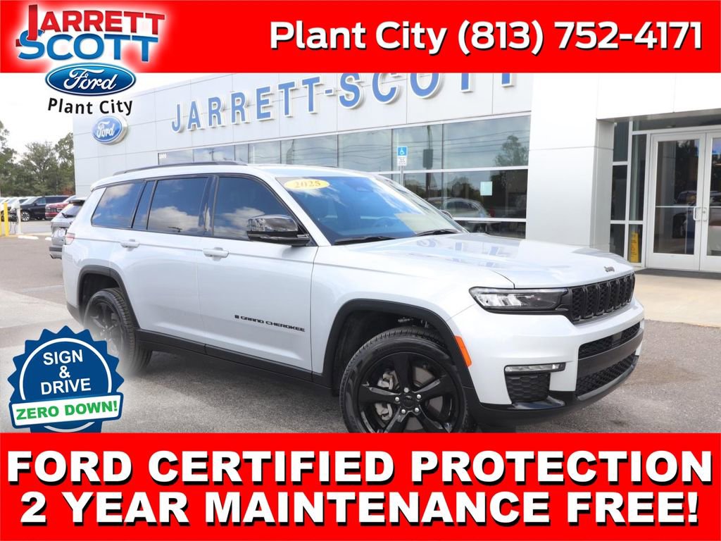 Used 2025 Jeep Grand Cherokee L Limited w/ Black Appearance Package AWD/4WD video 1