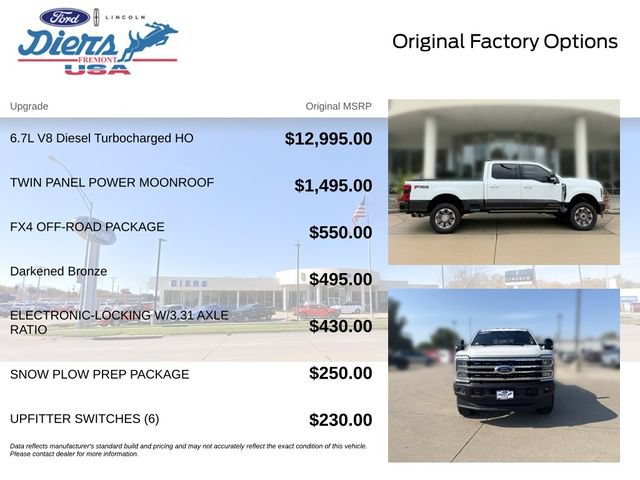 Certified 2025 Ford F350 King Ranch w/ FX4 Off-Road Package AWD/4WD image 14