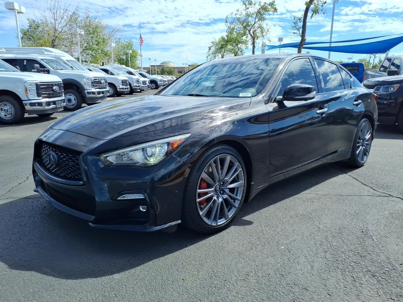 Used 2023 INFINITI Q50 Red Sport 400 w/ Black Opal Edition RWD image 8