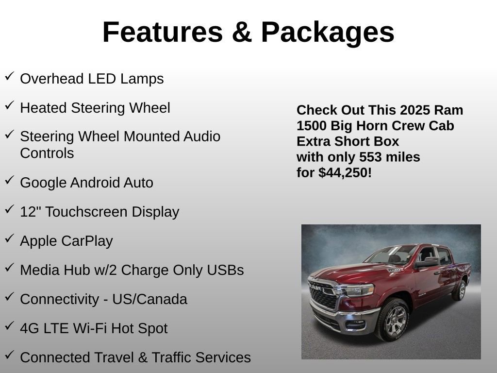 Used 2025 RAM 1500 Big Horn AWD/4WD image 25