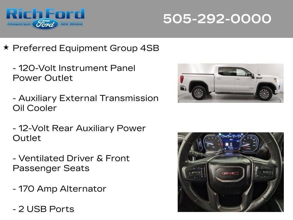 Used 2021 GMC Sierra 1500 AT4 w/ AT4 Value Package AWD/4WD image 93