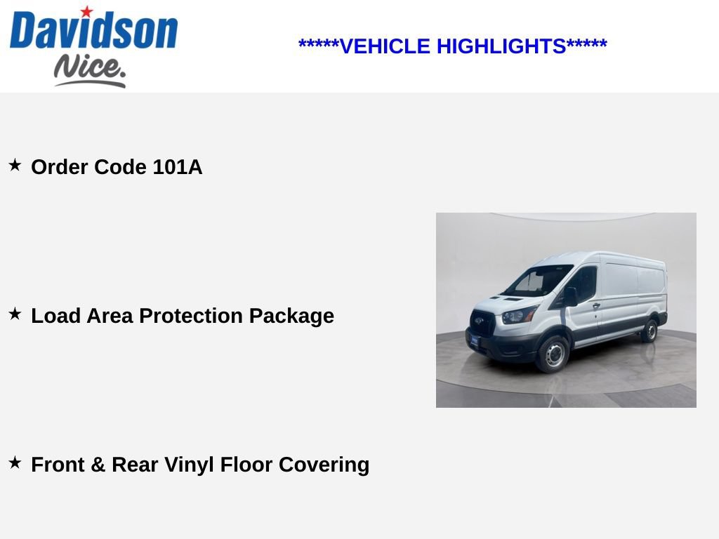 Certified 2024 Ford Transit 250 148 Medium Roof w/ Load Area Protection Package RWD image 5