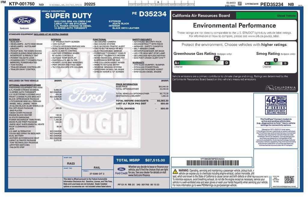 Certified 2023 Ford F250 Lariat w/ Lariat Ultimate Package image 40