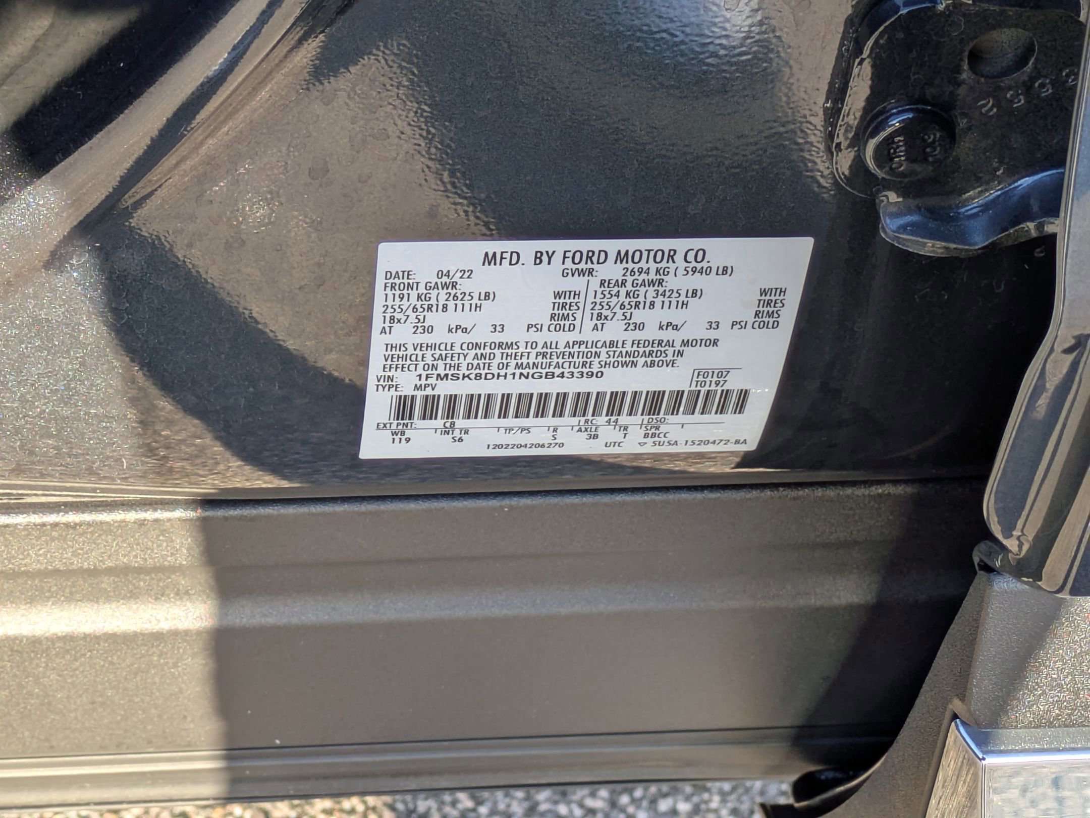 Certified 2022 Ford Explorer XLT w/ Equipment Group 202A image 43