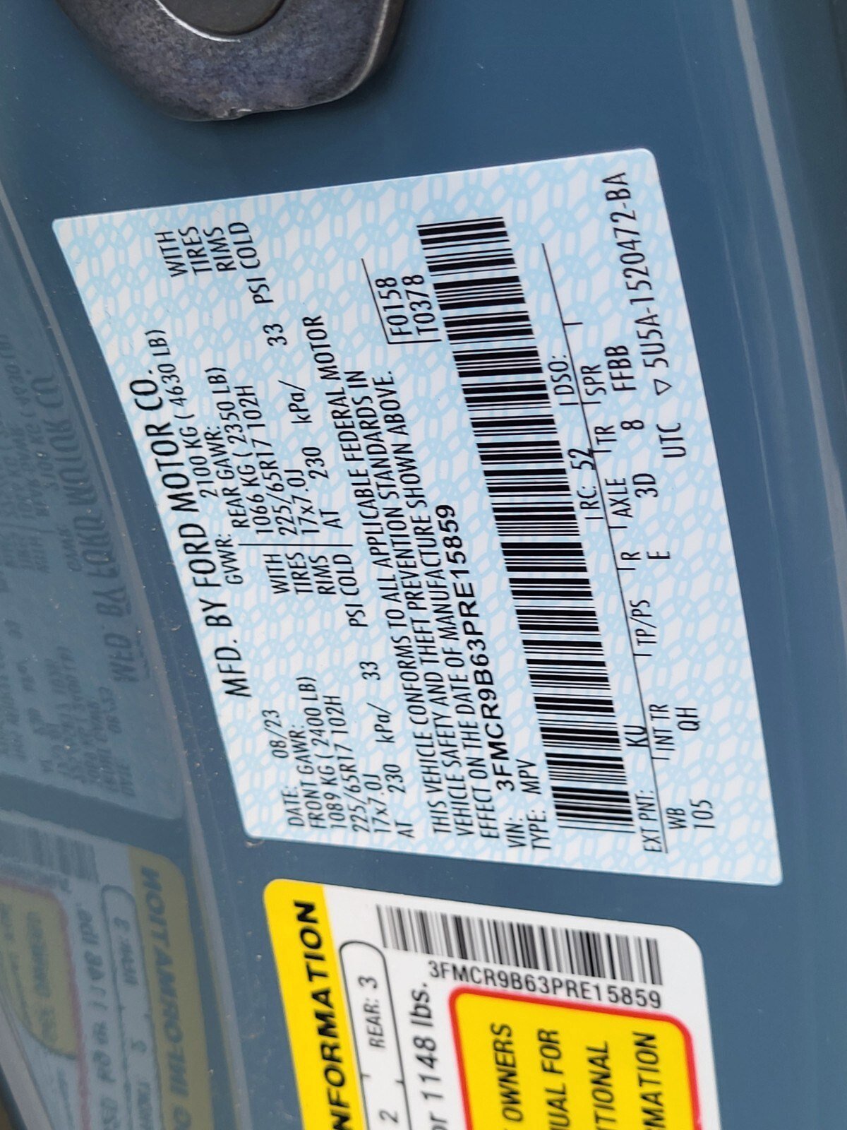 Certified 2023 Ford Bronco Sport Big Bend image 32