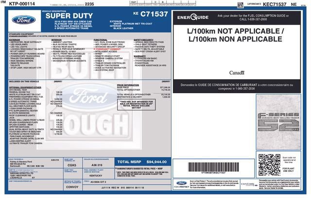 Certified 2019 Ford F350 Platinum w/ Platinum Ultimate Package image 47