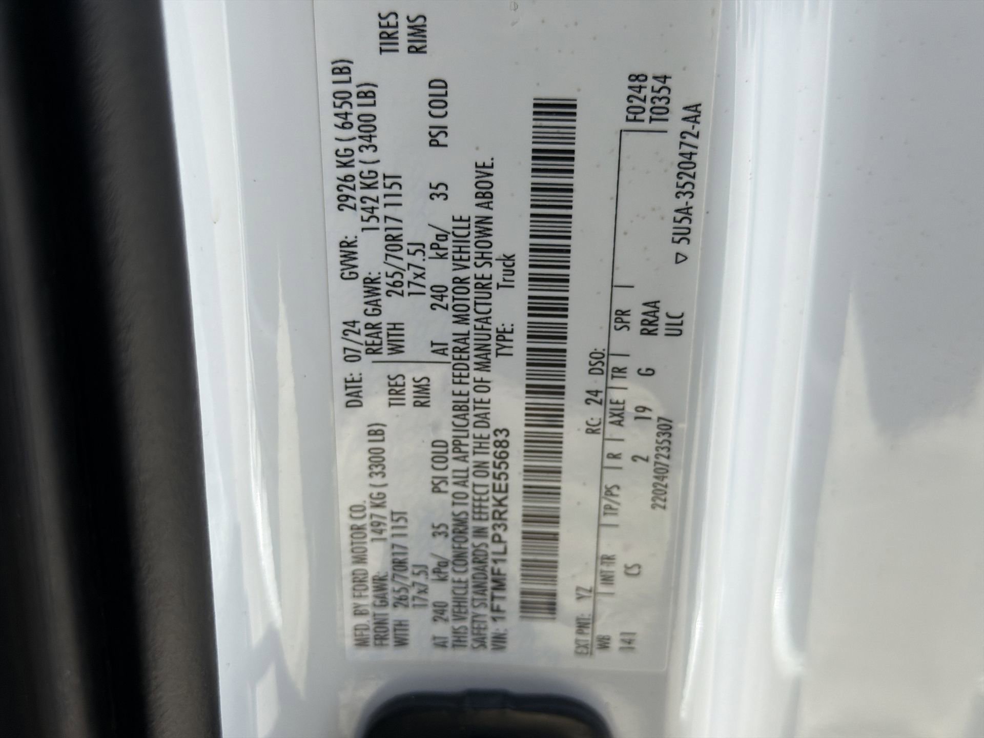 Certified 2024 Ford F150 XL AWD/4WD image 65