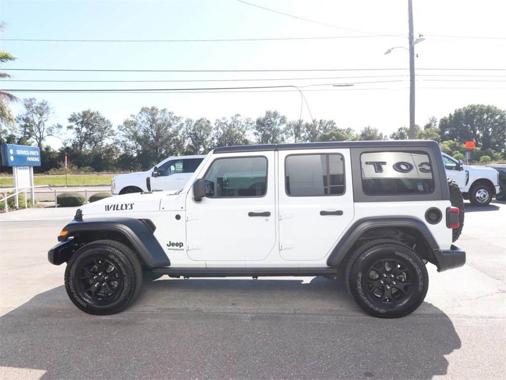 Used 2021 Jeep Wrangler Unlimited Willys image 2