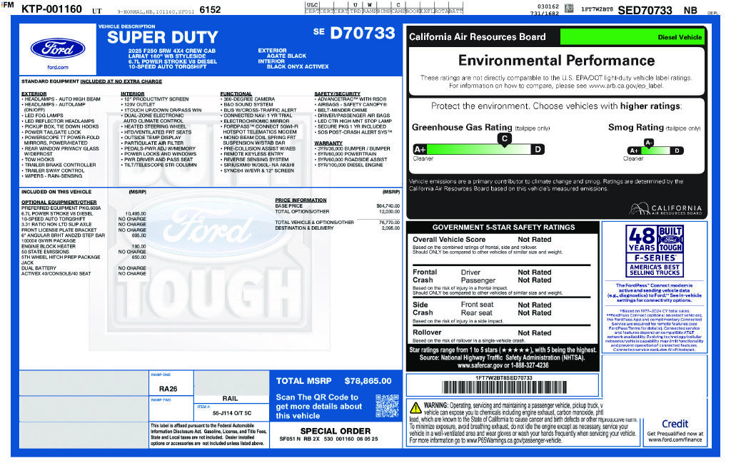 Certified 2025 Ford F250 Lariat AWD/4WD image 3