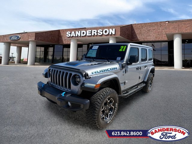 Used 2021 Jeep Wrangler Unlimited Rubicon 4xe w/ Safety Group AWD/4WD image 7