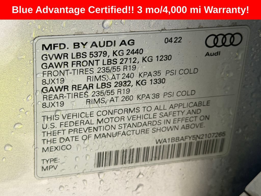 Used 2022 Audi Q5 2.0T Premium Plus w/ Premium Plus Package AWD/4WD image 27