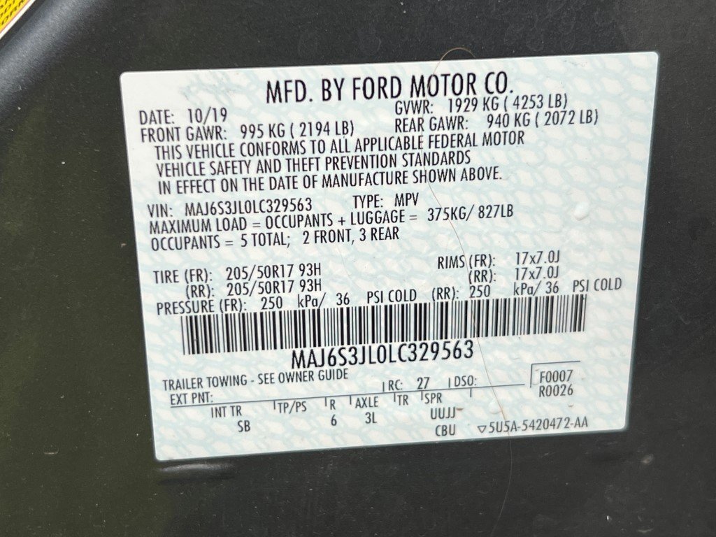 Certified 2020 Ford EcoSport SES image 28