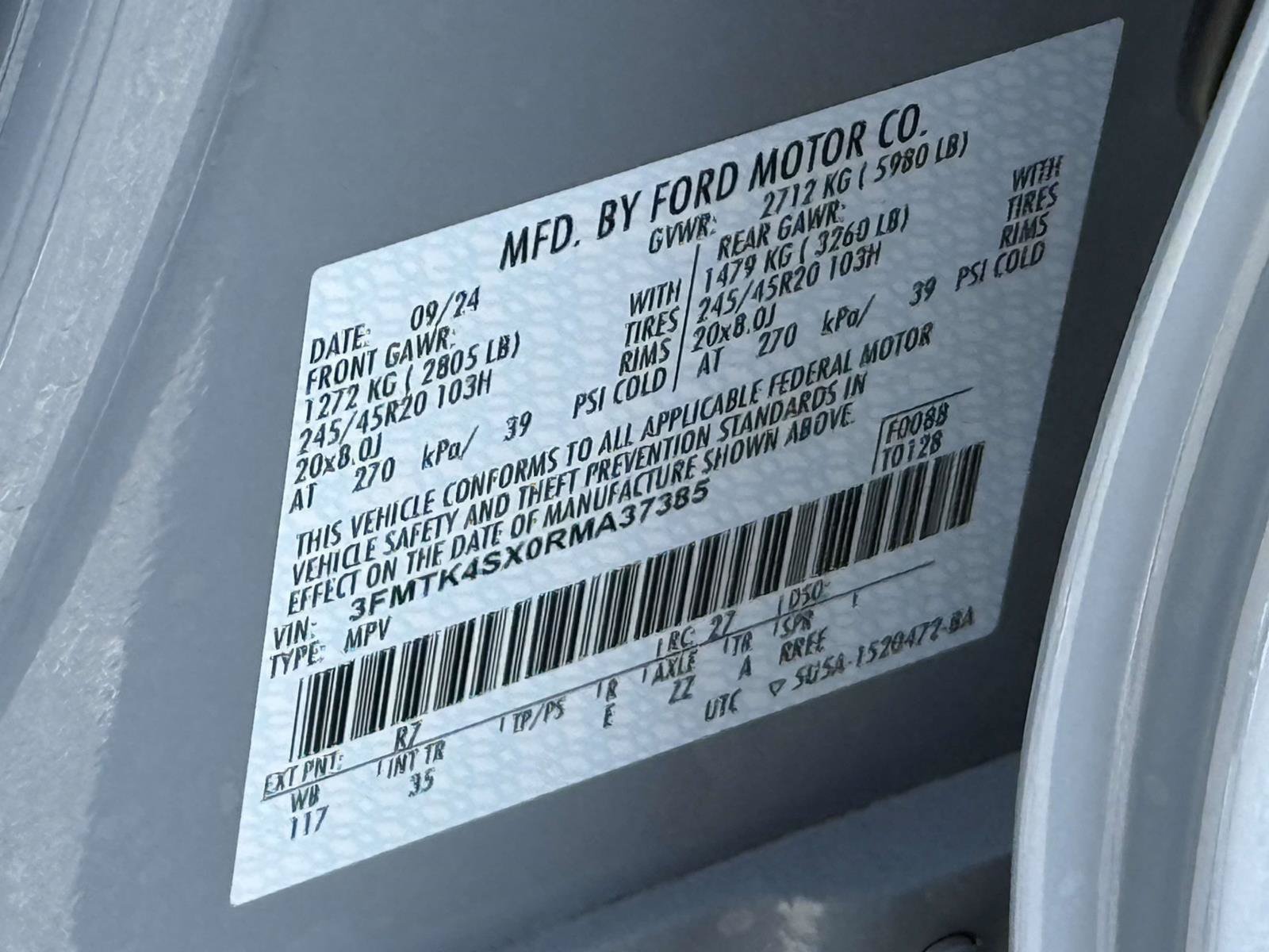 Certified 2024 Ford Mustang Mach-E GT AWD/4WD image 29