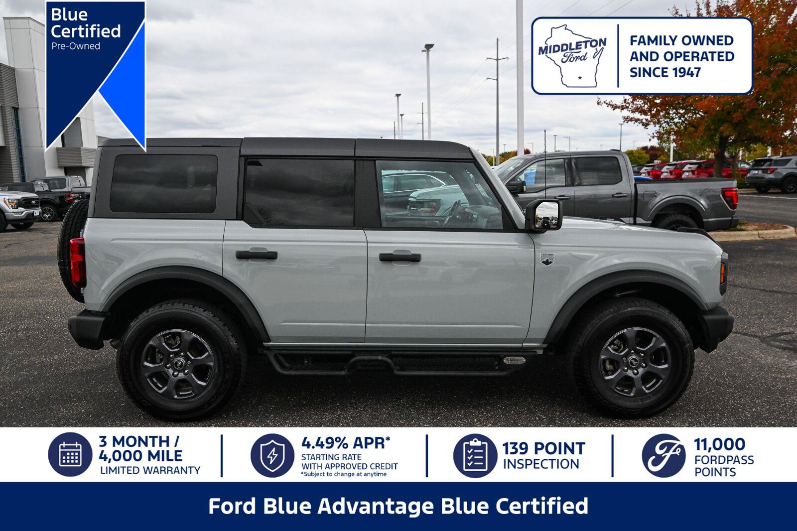 Certified 2024 Ford Bronco Big Bend AWD/4WD image 1