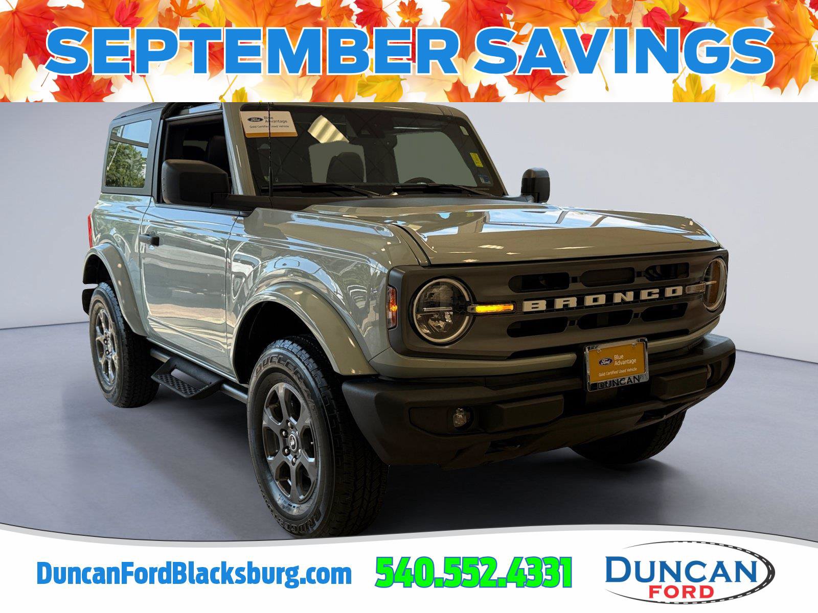 Certified 2024 Ford Bronco Big Bend AWD/4WD image 1