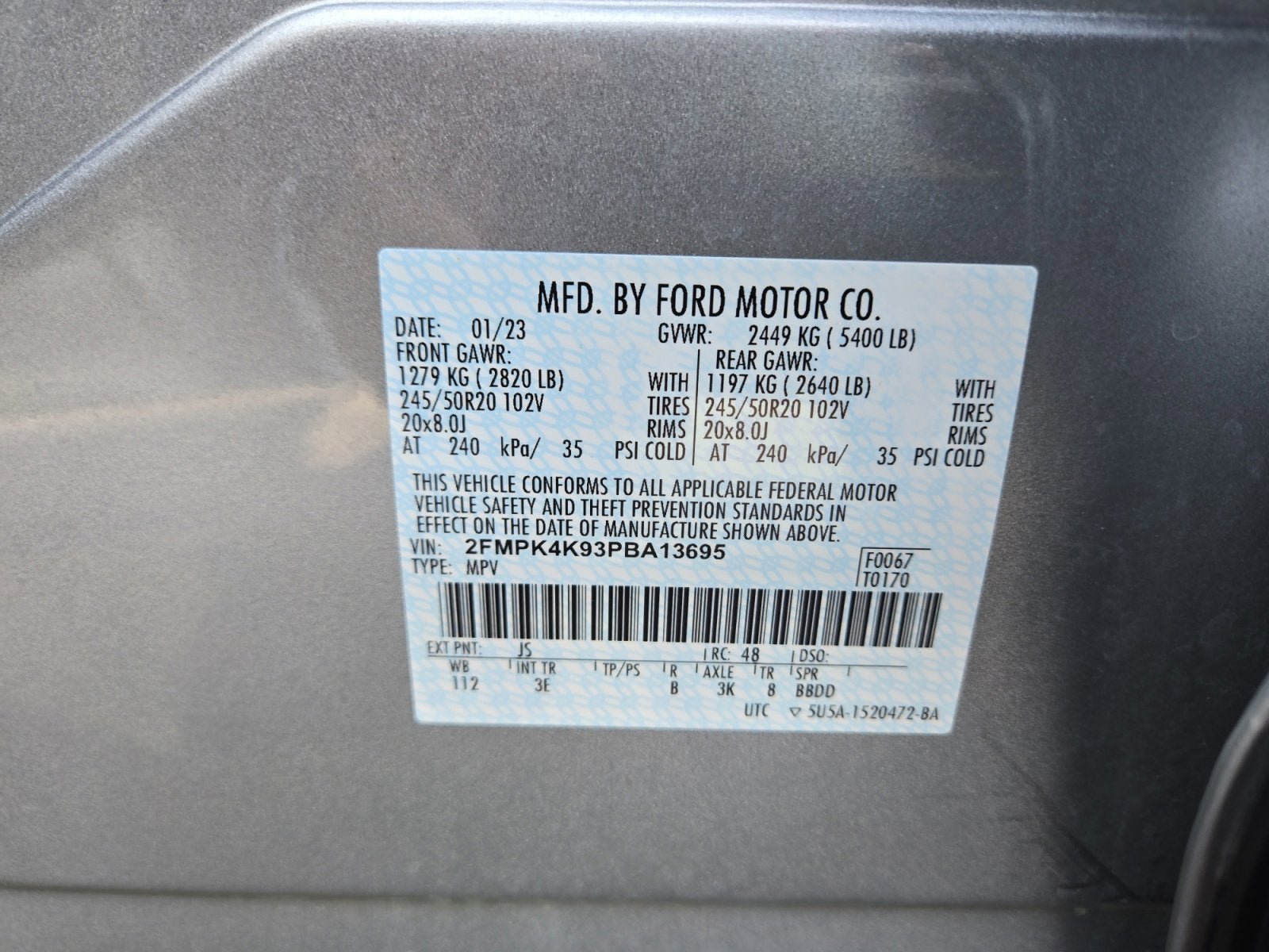 Certified 2023 Ford Edge Titanium w/ Class II Trailer Tow Package AWD/4WD image 28