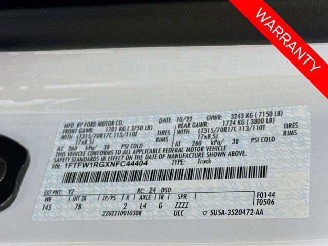 Certified 2022 Ford F150 Raptor image 32