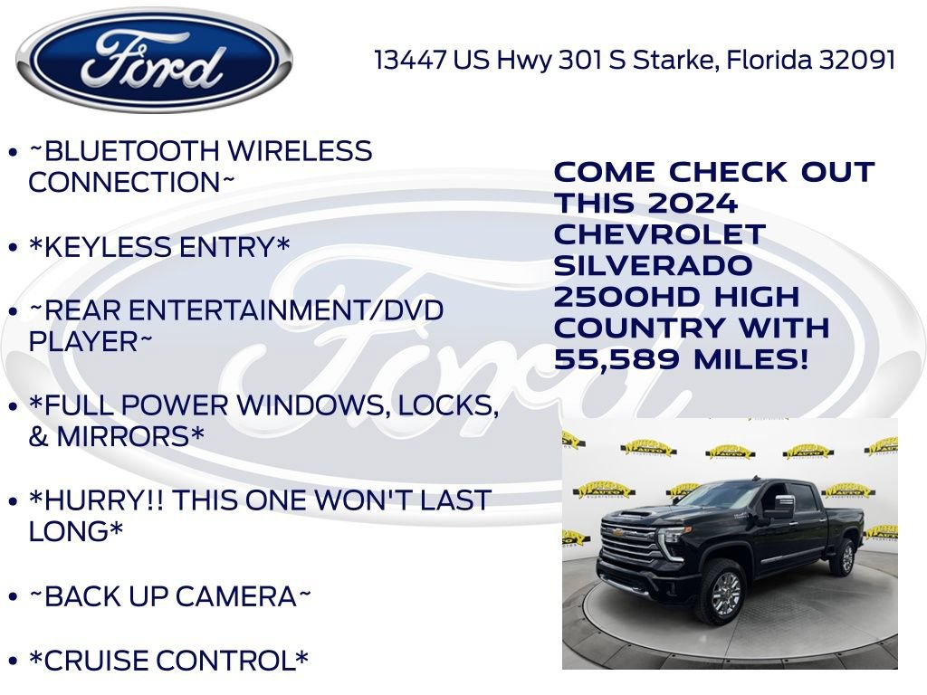 Used 2024 Chevrolet Silverado 2500 High Country w/ Technology Package AWD/4WD image 12
