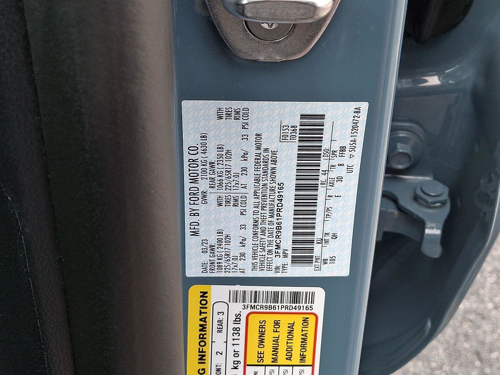 Certified 2023 Ford Bronco Sport Big Bend image 26