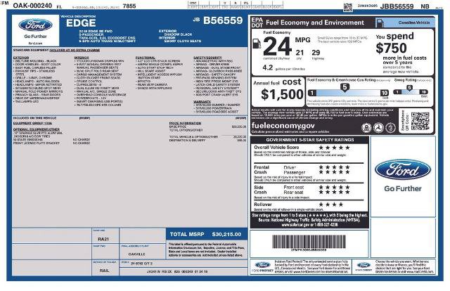 Certified 2018 Ford Edge SE FWD image 2