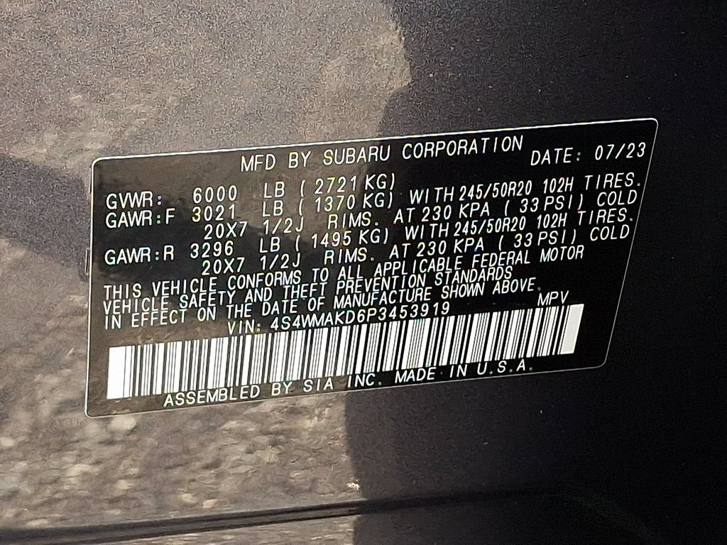 Used 2023 Subaru Ascent Onyx Edition Limited AWD/4WD image 27