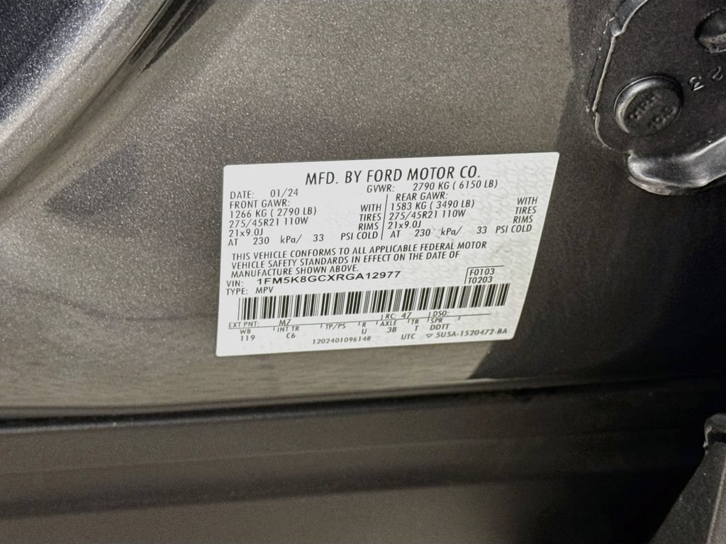 Certified 2024 Ford Explorer ST w/ Equipment Group 401A AWD/4WD image 35