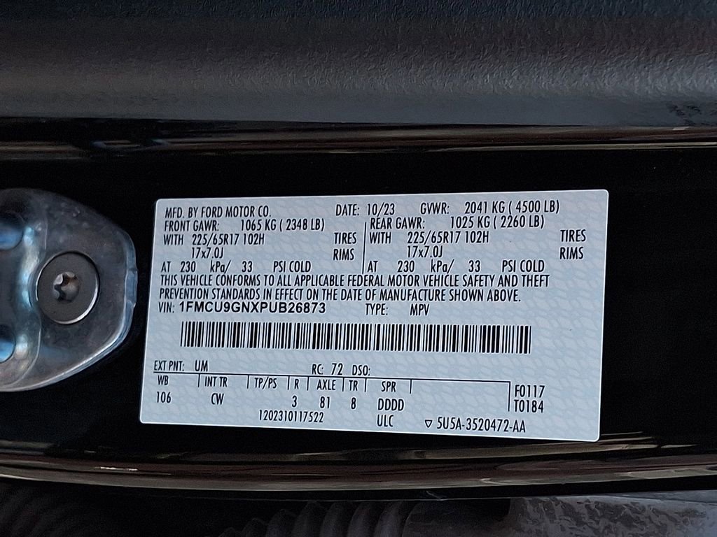 Certified 2023 Ford Escape Active image 27