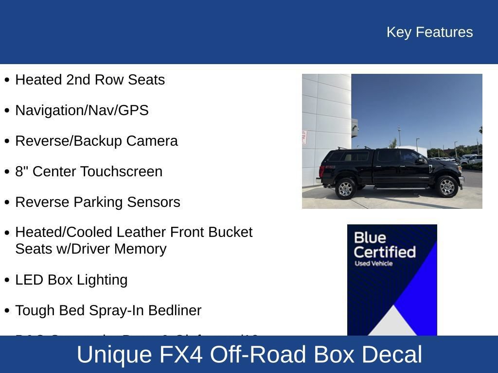 Certified 2021 Ford F250 Lariat w/ Lariat Ultimate Package AWD/4WD image 32