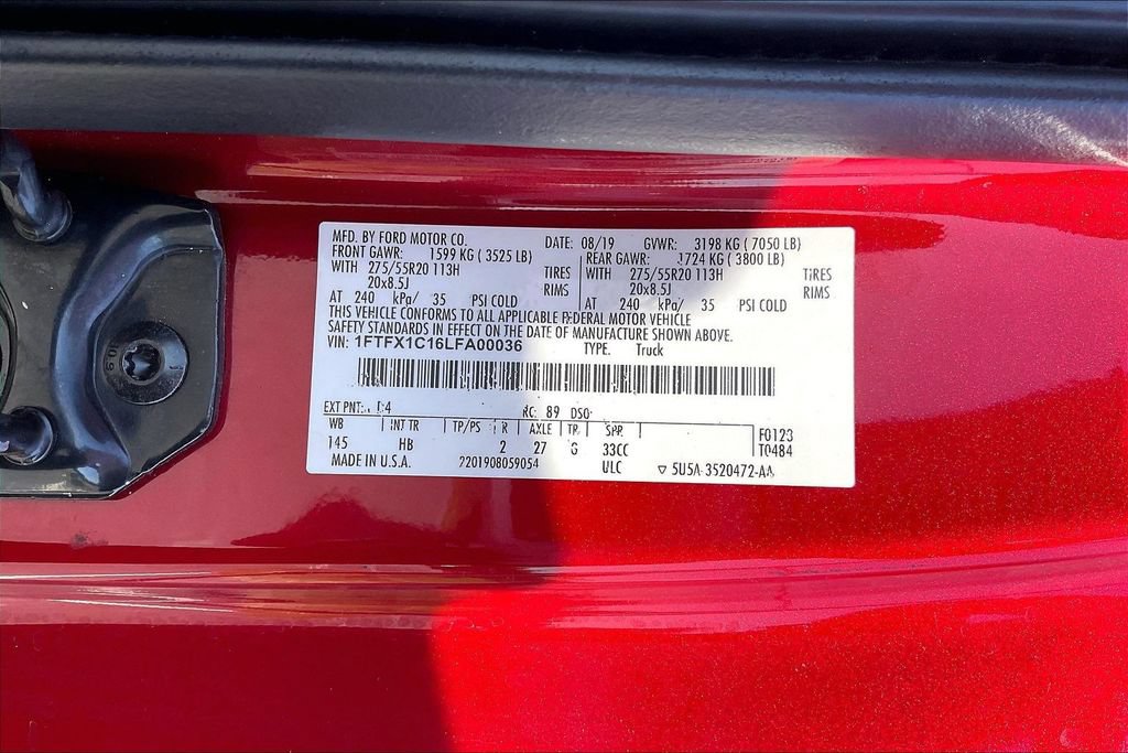 Certified 2020 Ford F150 Lariat RWD image 35