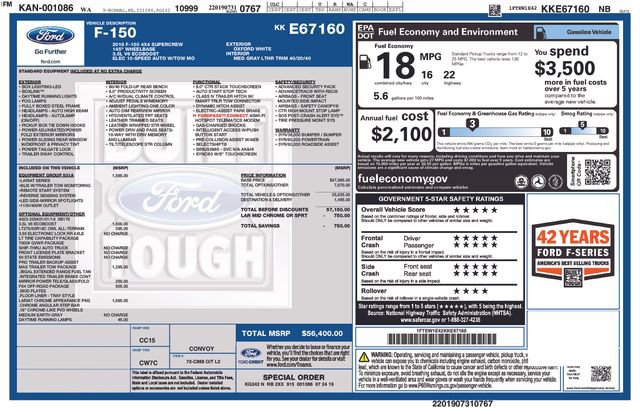 Certified 2019 Ford F150 Lariat AWD/4WD image 5
