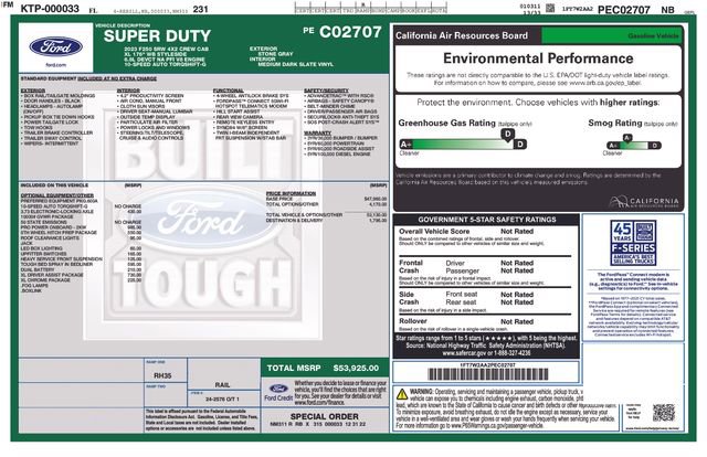 Certified 2023 Ford F250 XL w/ XL Driver Assist Package RWD image 2