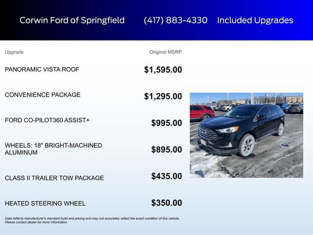 Certified 2022 Ford Edge SEL w/ Convenience Package image 10