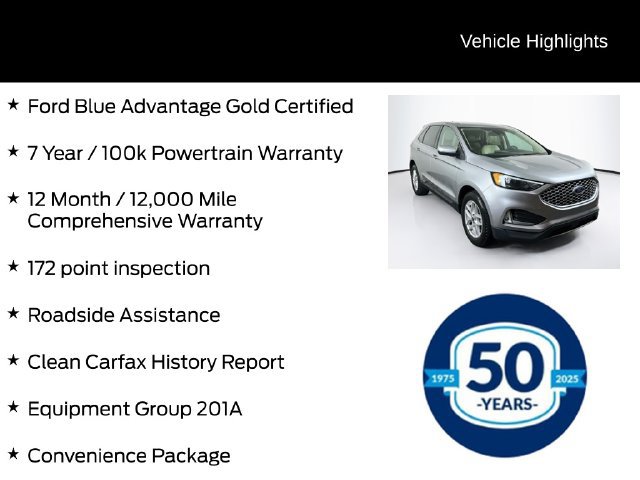 Certified 2024 Ford Edge SEL w/ Convenience Package AWD/4WD image 6